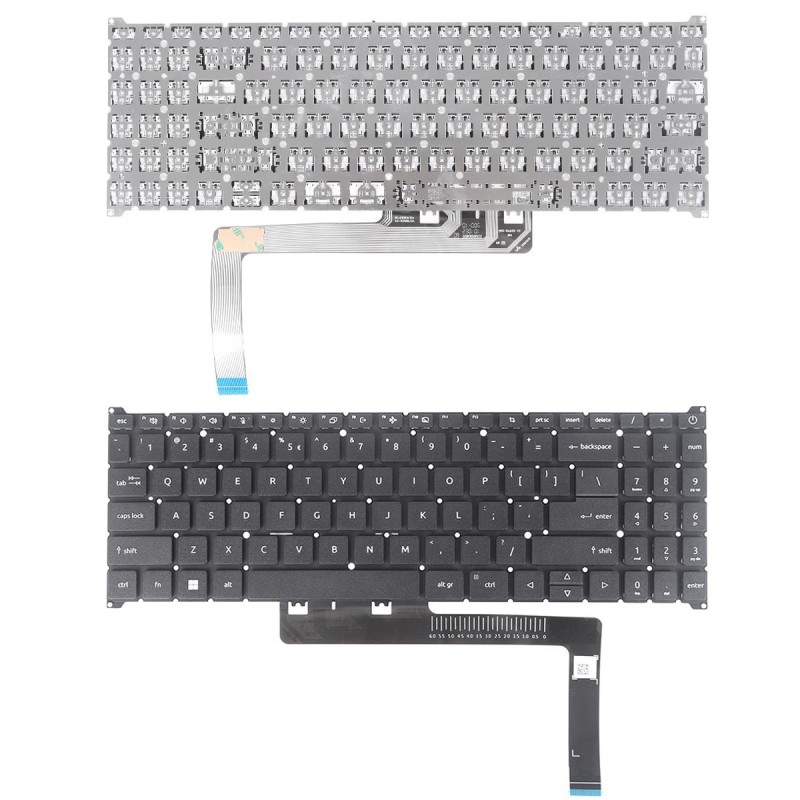 Πληκτρολόγιο Acer Aspire A315-59G A515-57 A515-57G, Μαύρο, US/UK