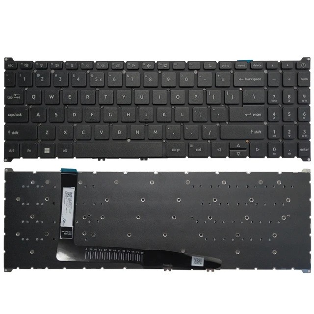 Πληκτρολόγιο Acer Aspire A315-59G A515-57 A515-57G, Μαύρο με Backlit, US/UK