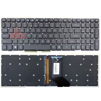 Πληκτρολόγιο Acer Predator Helios 300 G3-571 G3-572 PH315-51 PH317-51, Μαύρος, Χωρίς πλαίσιο, Με Backlit, US/UK