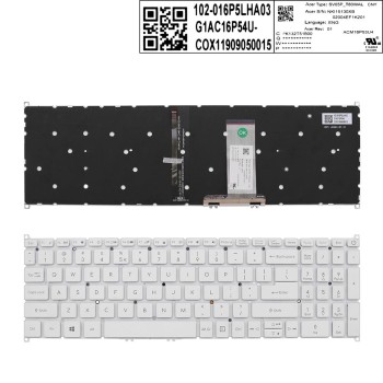 Πληκτρολόγιο Acer Aspire A317-32 A317-51 A317-51G , με Backlit, US/UK