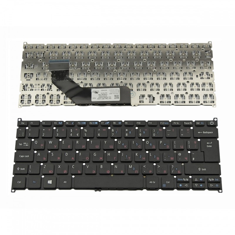 Πληκτρολόγιο Acer Swift 3 SF314-53G Swift 5 SF514-51G Black, Μαύρο, US/UK ( +BG Print)