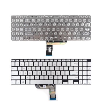 Πληκτρολόγιο Asus VivoBook K3500 K3500P X3500 X3500PH, Ασήμι, US