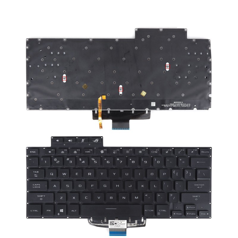 Πληκτρολόγιο Asus Zephyrus GA503 GA503Q GA503QR, Μαύρο, US, Backlit