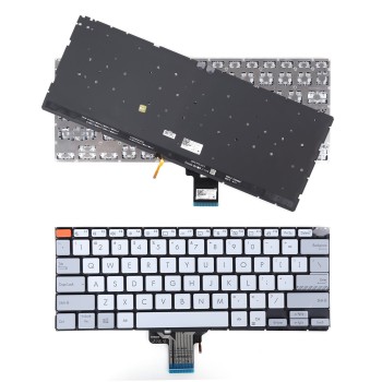 Πληκτρολόγιο Asus VivoBook M3400 M3400QA M3401 M3401Q, Γκρί, US/UK, Backlit
