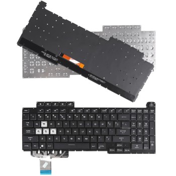 Πληκτρολόγιο Asus ROG 5R Plus G713 G713Q G713QE G713QM, Μαύρο με RGB Backlit, US