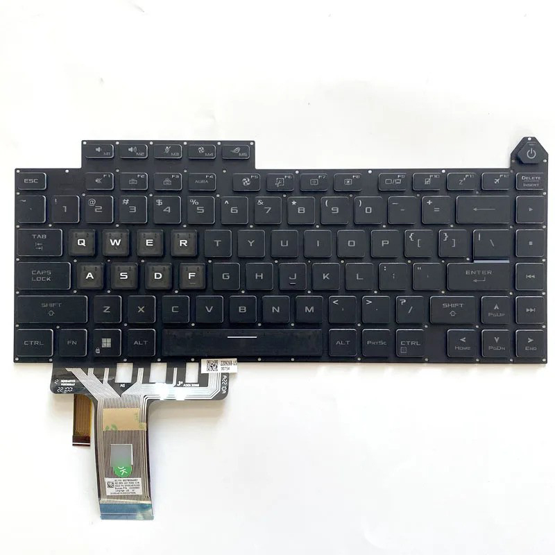 Πληκτρολόγιο Asus ROG Strix Scar 16 G614 G614J G634, Μαύρο με Backlit, US Type 1