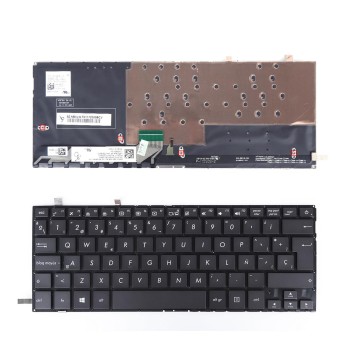 Πληκτρολόγιο Asus ZenBook UX430 UX430U UX430UN UX430UA, Μαύρος, UK/SP, Backlit