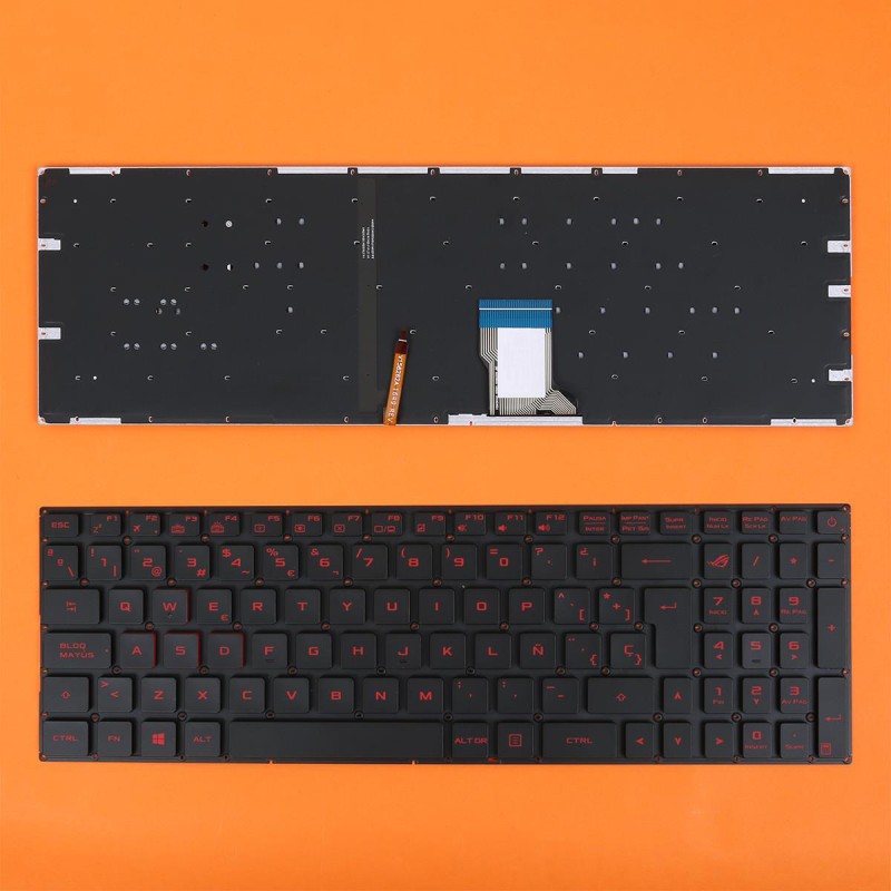 Πληκτρολόγιο Asus GL502 GL502V, Μαύρο με Backlit, UK