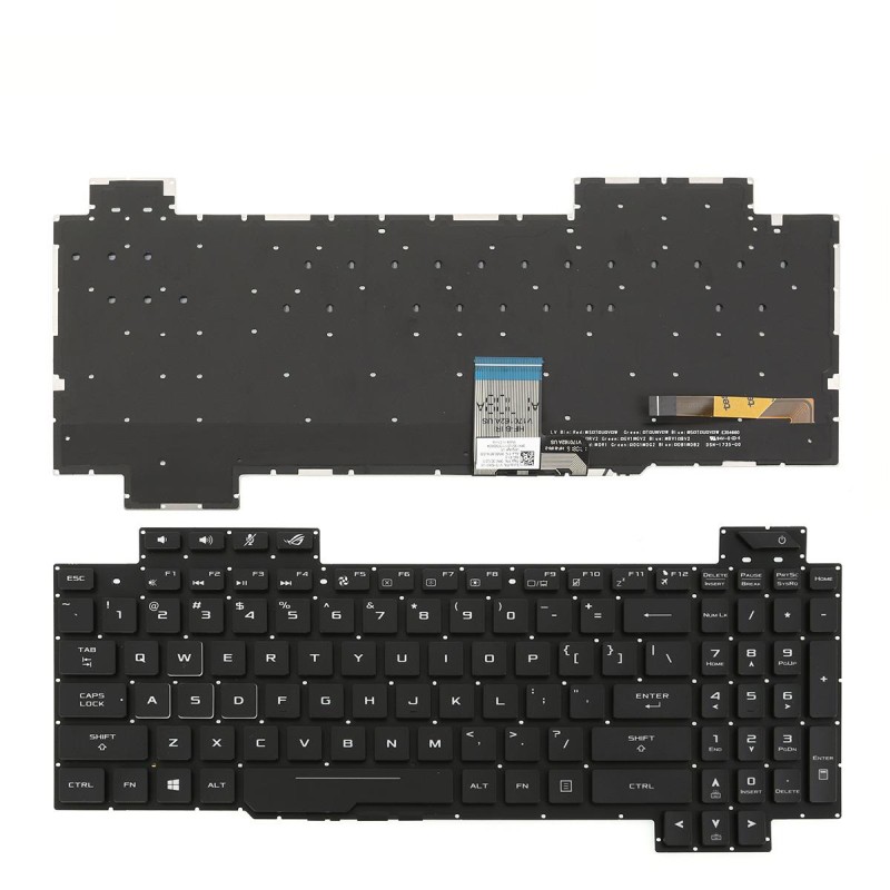 Πληκτρολόγιο Asus ROG Strix GL504 GL504GS, Μαύρο με Backlit, US