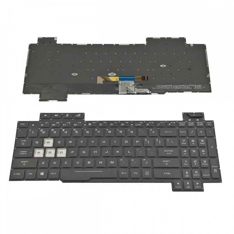 Πληκτρολόγιο Asus ROG Strix GL704 GL704GM GL704GV GL704S7CM, Μαύρο με Backlit, US