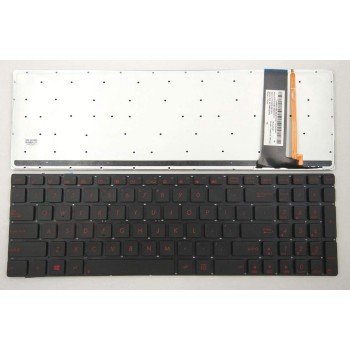Πληκτρολόγιο Asus N56 N56V U500VZ N76 R500V R505 S550C A56, Μαύρο με Backlit, US