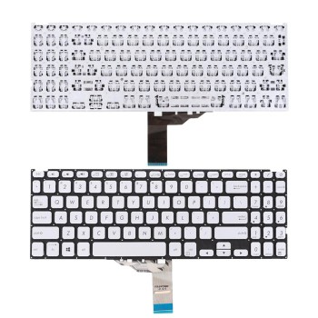 Πληκτρολόγιο Asus VivoBook X512 X512FA X512DA X512UA, Ασήμι, US