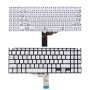 Πληκτρολόγιο Asus VivoBook X512 X512FA X512DA X512UA, Ασήμι, US