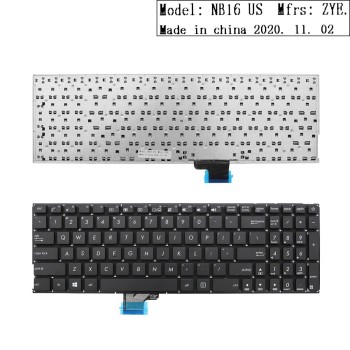 Πληκτρολόγιο Asus ZenBook UX510 UX510UW V510UX V510U, Μαύρο, US ( +BG Print)