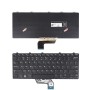 Πληκτρολόγιο Dell Latitude 3180 3189 3380, Μαύρο, US/UK