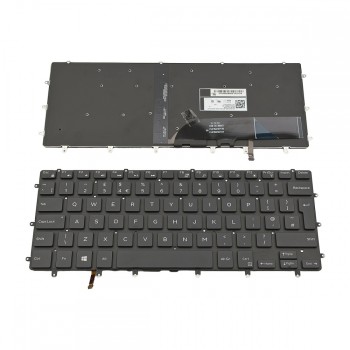 Πληκτρολόγιο Dell XPS 13 9343 9350 9360, Μαύρο με Backlit, UK