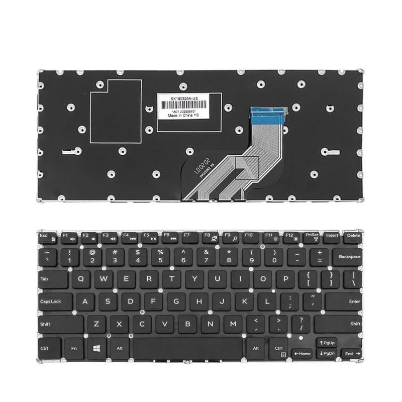 Πληκτρολόγιο Dell Inspiron 11 3162 3164 3168 3169 3179, Μαύρο,Original, US
