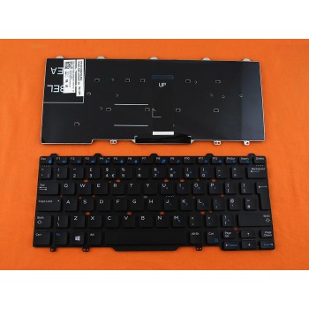 Πληκτρολόγιο Dell Latitude 3340 13-3340 E5450 E7450, Μαύρο,UK