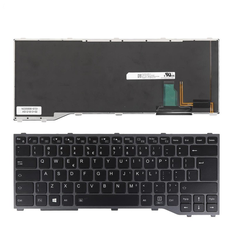 Πληκτρολόγιο Fujitsu LifeBook T937 T938 T939 Γκρί US/UK