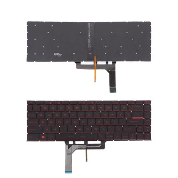Πληκτρολόγιο MSI GS65 GF63 GF63 8RC GF63 8RD GF63, Μαύρο,το κόκκινο με Backlit, Original, US/UK