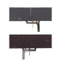 Πληκτρολόγιο MSI GS65 GF63 GF63 8RC GF63 8RD GF63, Μαύρο,το κόκκινο με Backlit, Original, US/UK