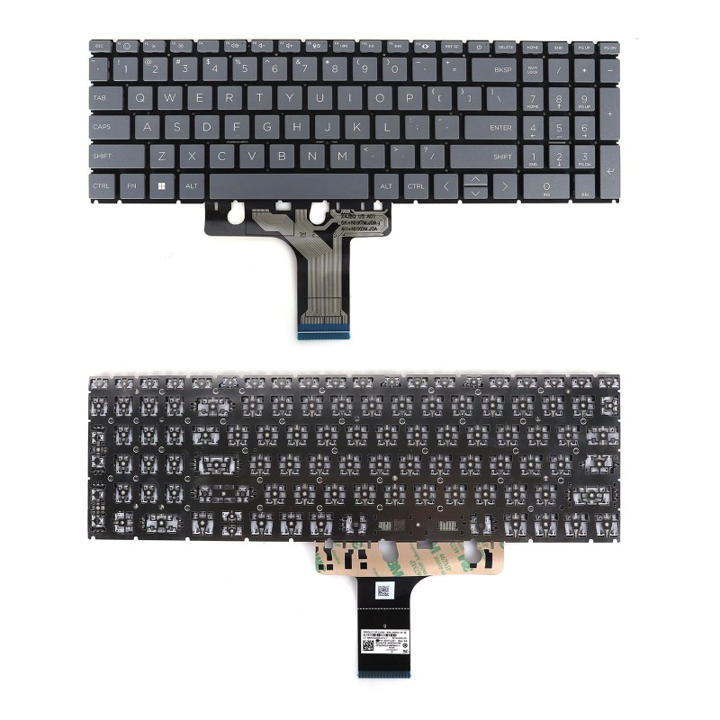 Πληκτρολόγιο HP Pavilion 15-EG 15-EH Series, Γκρί, US Έκδοση 1