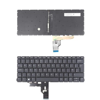 Πληκτρολόγιο HP ProBook X360 430 G7 430 G8 Series, Μαύρο με Backlit, UK