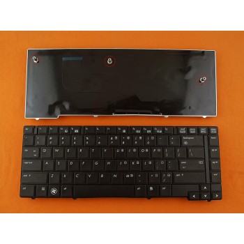 Πληκτρολόγιο HP EliteBook 8440P 8440W, Μαύρο, χωρίς Pointing Stick, US/UK ( +BG Print)