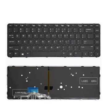 Πληκτρολόγιο HP EliteBook Folio 1040 G3, Μαύρο με Backlit, US/UK