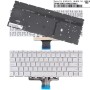 Πληκτρολόγιο HP Pavilion X360 14-DV 14-DW, Ασήμι, Με Backlit, US