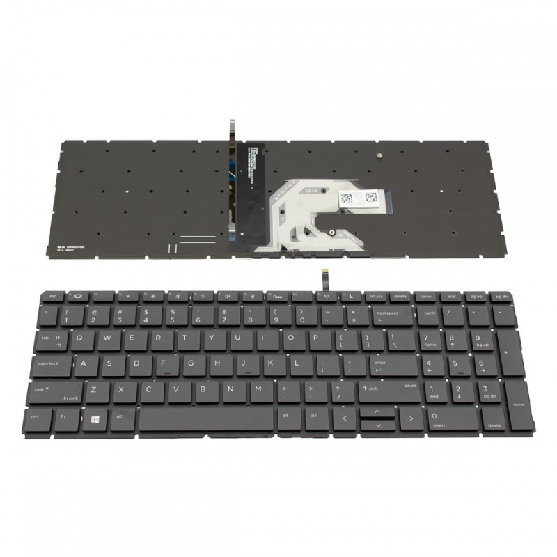 Πληκτρολόγιο HP ProBook 450 G6 455 G6 450R G6 450 G7, Μαύρος, Με Backlit, US