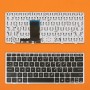 Πληκτρολόγιο HP 2560P, Μαύρο Ασήμι, US/UK