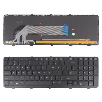 Πληκτρολόγιο HP ProBook 450 G1 450 G2 455 G1 455 G2 470 G1 470 G2, Μαύρο με Backlit, US/UK