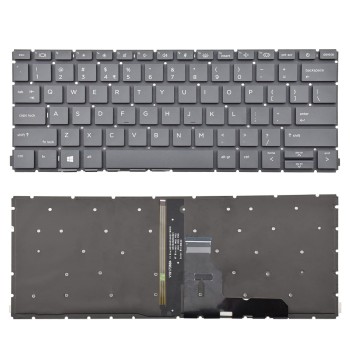 Πληκτρολόγιο HP ProBook 430 G7 430 G8 Series, Μαύρο με Backlit, US