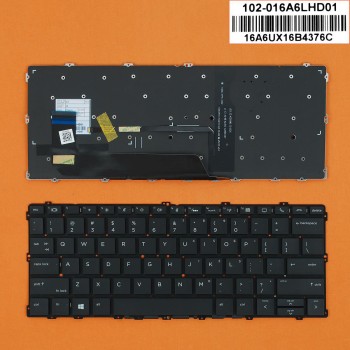 Πληκτρολόγιο HP EliteBook X360 1030 G2, Μαύρο με Backlit, US