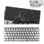 Πληκτρολόγιο HP Envy 13-AB, Ασήμι με Backlit, US