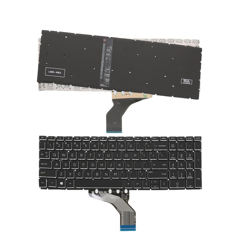 Πληκτρολόγιο HP Pavilion 15-DA 250 255 G7 Gen7 7th Gen, Μαύρο με Backlit, US