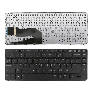 Πληκτρολόγιο HP EliteBook 840 G1 850 G1, Μαύρο, US/UK ( +BG Print)