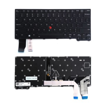 Πληκτρολόγιο Lenovo ThinkPad X13 Gen 2 Gen 3 Gen, Μαύρο, με Backlit, US/UK