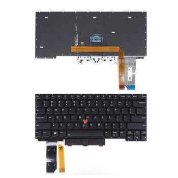 Πληκτρολόγιο Lenovo ThinkPad E14 Gen 1 1st Gen, Μαύρο με Backlit US
