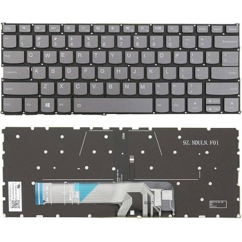 Πληκτρολόγιο Lenovo Lenovo Yoga 6-13ARE05 6-13ALC6 C640-13IML Γκρί με Backlit, US/UK
