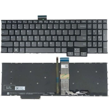 Πληκτρολόγιο Lenovo IdeaPad 5 Pro 16ARH7 16IAH7 Γκρί με Backlit, US/UK