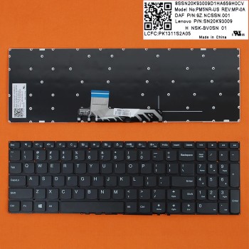Πληκτρολόγιο Lenovo IdeaPad 310S-15ISK 310S-15IKB 510S-15ISK, Μαύρο, US/UK