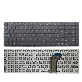 Πληκτρολόγιο Lenovo Y700-15ISK, Μαύρο,UK + BG