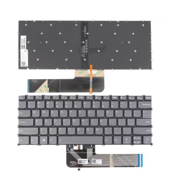 Πληκτρολόγιο Lenovo Lenovo Yoga Slim 7-14ARE05 ThinkBook 14 G2 ARE Γκρί με Backlit, US/UK