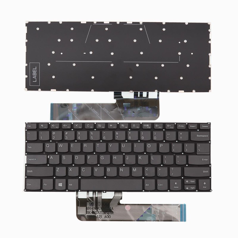 Πληκτρολόγιο Lenovo Yoga 530-14IKB 530-14ARR 730-13IKB, Γκρί, US/UK