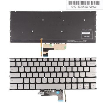 Πληκτρολόγιο Lenovo IdeaPad Yoga 9-14ITL5, Ασήμι με Backlit, US/UK