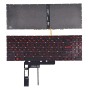 Πληκτρολόγιο MSI Sword 15 MS-1584 MS-17L1 MS-17L2 MS-17L4 MS-17L3 MS-158K, Μαύρο,το κόκκινο με Backlit US/UK