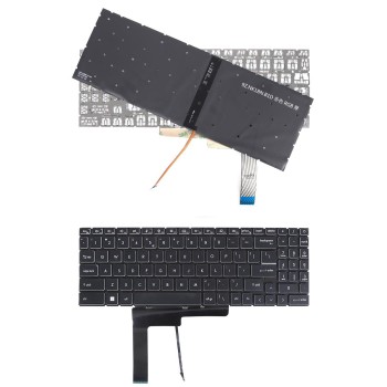 Πληκτρολόγιο MSI Sword 15 MS-1584 MS-17L1 MS-17L2 MS-17L4 MS-17L3 MS-158K, Μαύρο,το κόκκινο με RGB Backlit US/UK Type 1