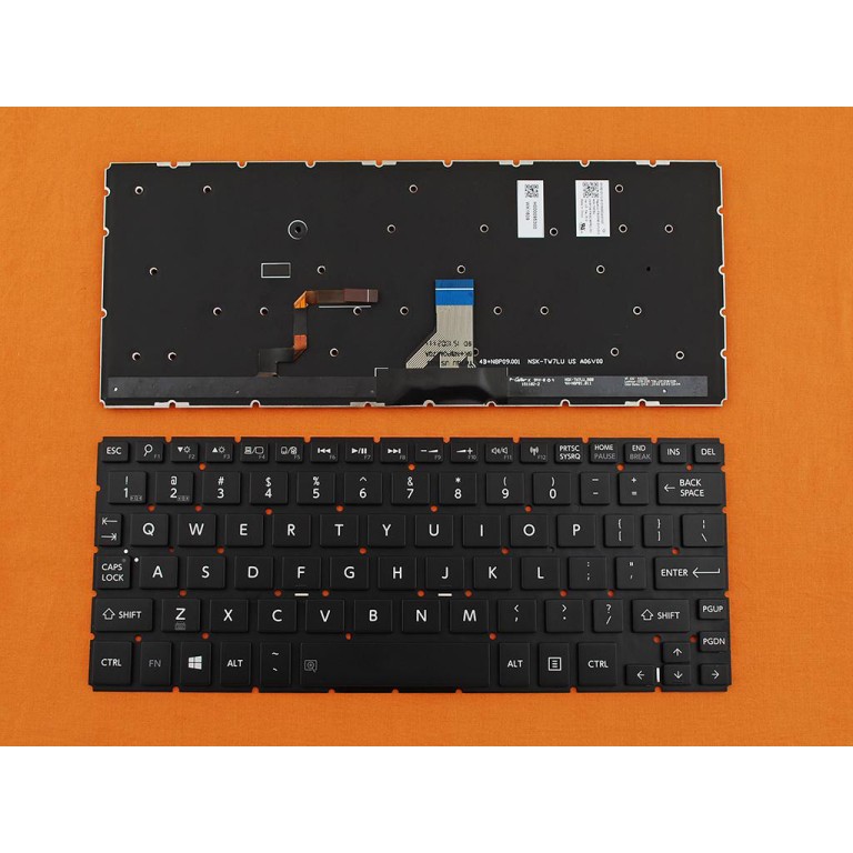 Πληκτρολόγιο Toshiba Satellite Radius P20W-C P25W-C, Μαύρο με Backlit, US